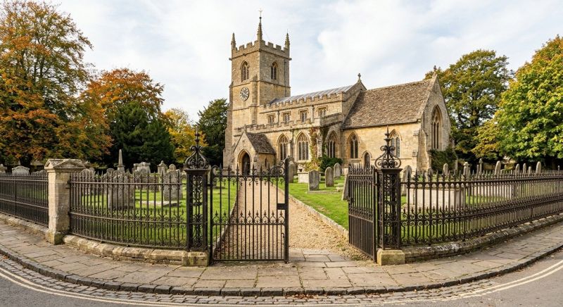 Church Fence Installation project example