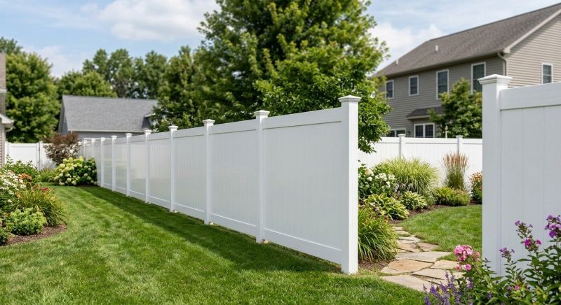 Vinyl Fence Installation project example
